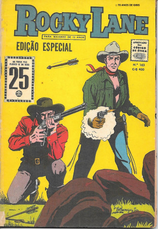 HQ* - ROCKY LANE - RGE - No. 163 - Edição Especial - Presumido em 1965