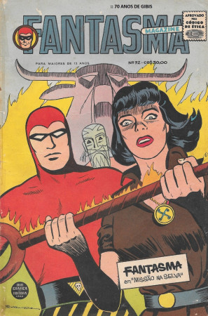 HQ* - FANTASMA, O - RGE - nº 72 - novembro 1962 - de Lee Falk (Missão na Selva)